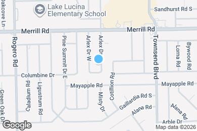 Map image of the property - 2514 Arlex Dr E