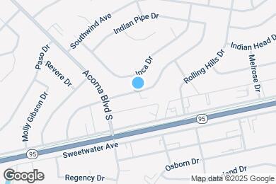 Map image of the property - 2800 Tonto Dr