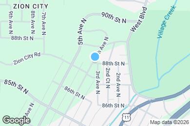 Map image of the property - 237 88th St N