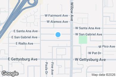 Map image of the property - 881 W Rialto Ave