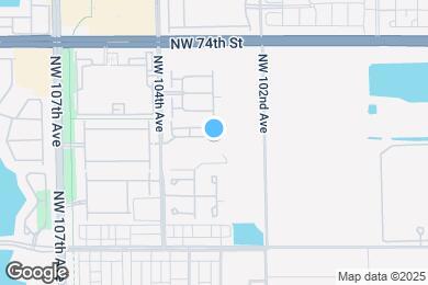 Map image of the property - 10270 NW 70th Ter