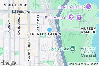 Map image of the property - 1335 S Prairie Ave