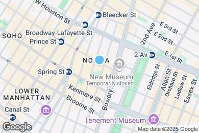 Map image of the property - SOHO 1 bedroom with Custom Gourmet Kitchen