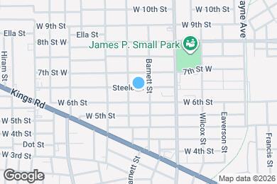 Map image of the property - 1424 Steele St
