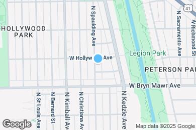 Map image of the property - 5645 N Spaulding Ave