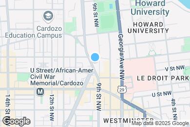 Map image of the property - 929 Florida Ave NW