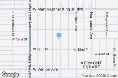 Map image of the property - 4187 Denker Ave