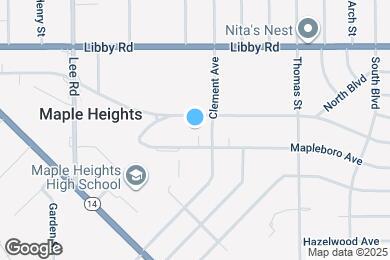 Map image of the property - 17100 Maple Heights Blvd