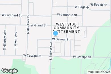 Map image of the property - 2645 W Delmar