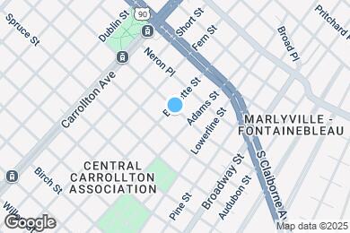 Map image of the property - 7728 Sycamore St