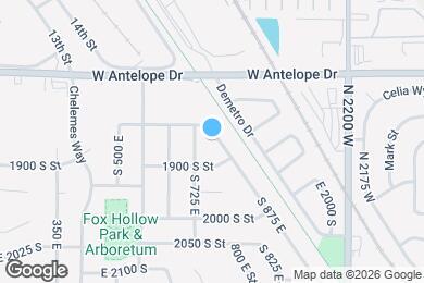 Map image of the property - 1830 S 875 E