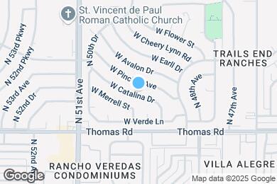 Map image of the property - 4914 W Catalina Dr