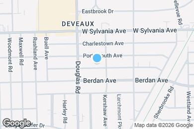 Map image of the property - 2418 Georgetown Ave