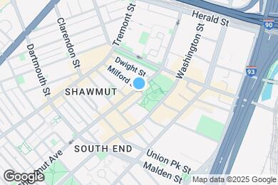Map image of the property - 258 Shawmut Ave