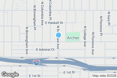 Map image of the property - 103 N Delaware Ave