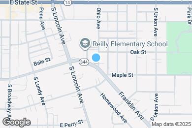 Map image of the property - 679 Ohio Ave