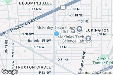 Map image of the property - 1737 North Capitol St NE