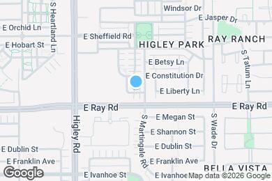 Map image of the property - 3386 E Liberty Ln