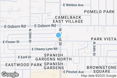 Map image of the property - 3146 E Flower St