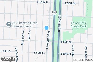 Map image of the property - 5808 Prospect Ave
