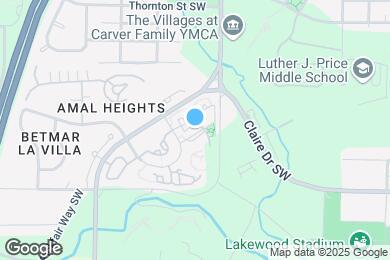 Map image of the property - Room in Townhome on Pryor Rd SW