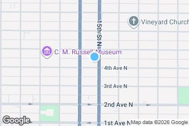 Map image of the property - 1423 4th Ave N