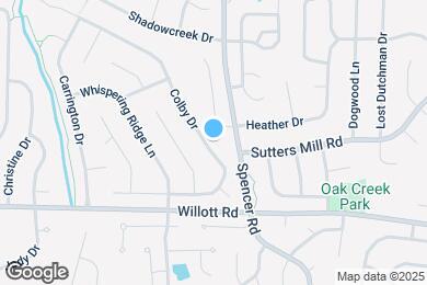 Map image of the property - 1233 Colby Dr