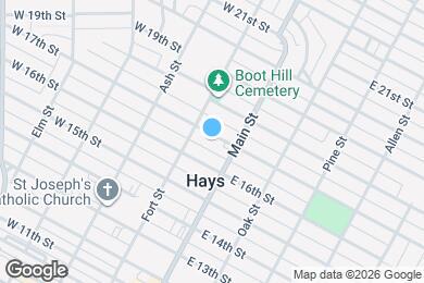 Map image of the property - 108 W 17th St