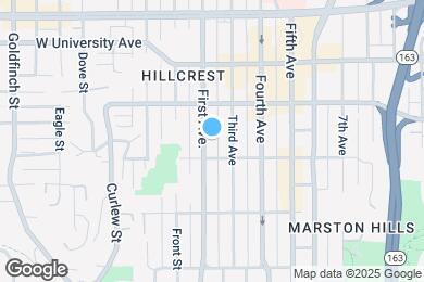 Map image of the property - 3727 1st Ave