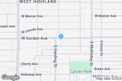 Map image of the property - 830 W Gordon Ave