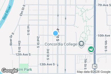 Map image of the property - 1001 4th St S