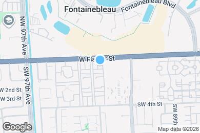 Map image of the property - 9300 W Flagler St