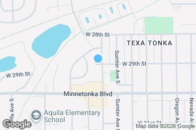 Map image of the property - 2902 Texas Ave S