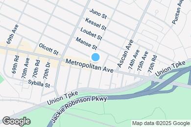 Map image of the property - 10513 Metropolitan Ave