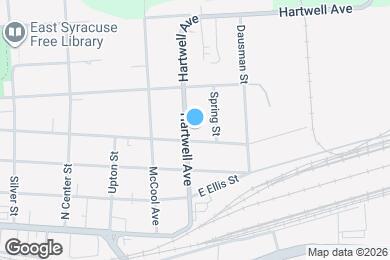 Map image of the property - 402 Hartwell Ave