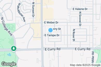 Map image of the property - 932 E Tempe Dr