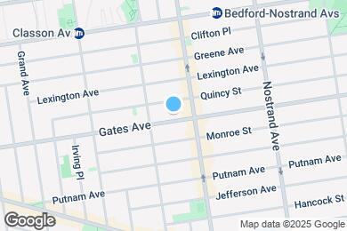 Map image of the property - 303 Gates Ave