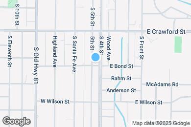 Map image of the property - 761 S 5th St