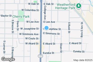 Map image of the property - 112 E Josephine St