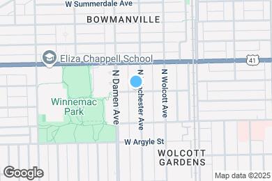 Map image of the property - 1942 W Winona St