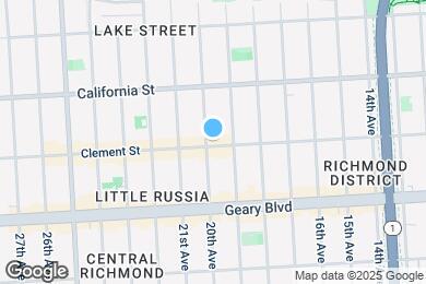 Map image of the property - 1888 Clement St