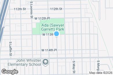 Map image of the property - 11318 S Carpenter St