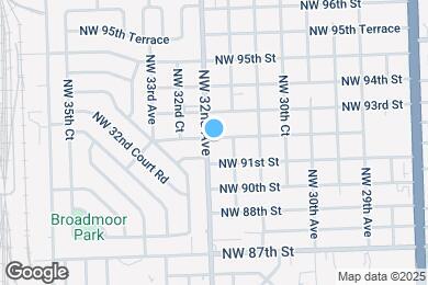 Map image of the property - 3180 NW 92nd St