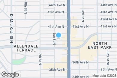 Map image of the property - 467 39th Ave N