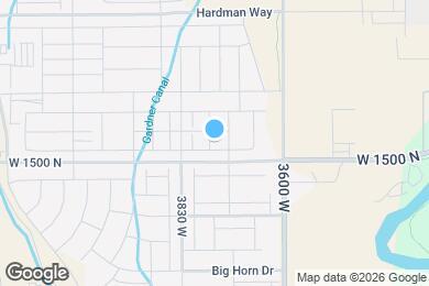 Map image of the property - 1544 N 3740 W