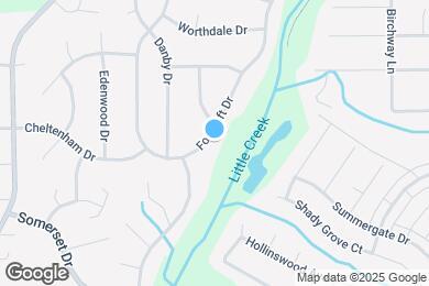 Map image of the property - Room in House on Foxcroft Dr