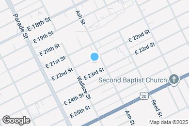 Map image of the property - 545 E 22nd St