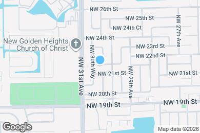 Map image of the property - 2151 NW 30th Terrace
