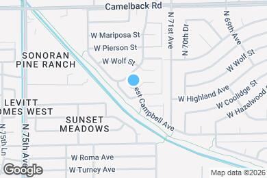 Map image of the property - 7161 West Campbell Ave