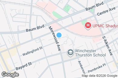 Map image of the property - 333 Morewood Ave